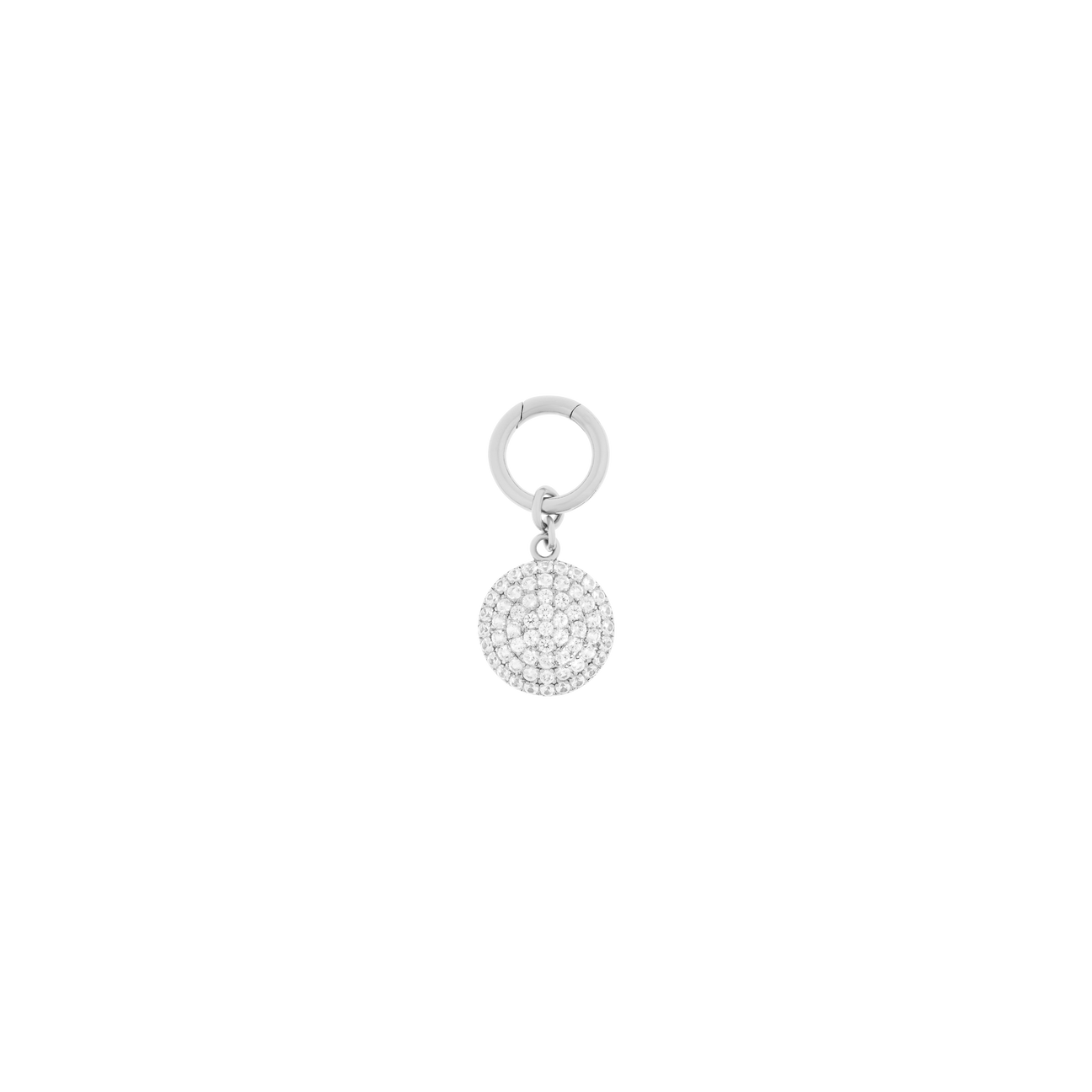  Set of 3 pavé charms in 925 sterling silver - Set of 3 Pavé Sapphire Charms in 925 Sterling Silver -  The Future Rocks -    2 