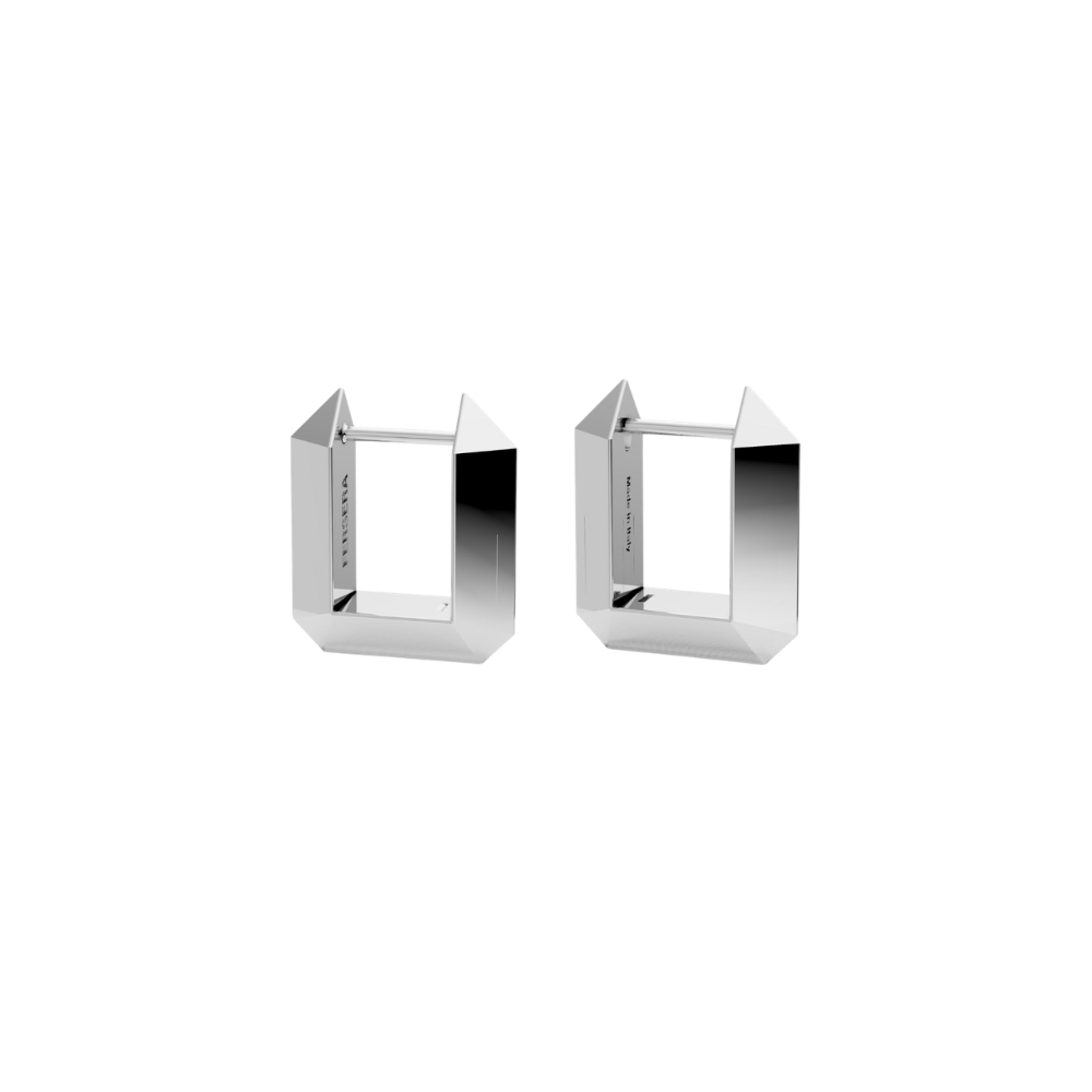  Sculptura rectangle earrings - Sculptura rectangle earrings -  The Future Rocks -    3 