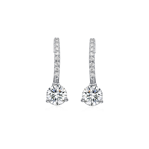  Radiant finale diamond earrings - Radiant finale diamond earrings -  The Future Rocks -    1 