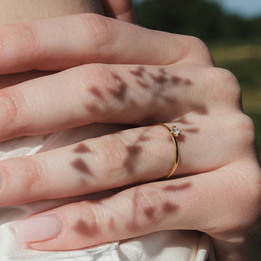  ReMind mini solitaire ring - ReMind mini solitaire ring -  The Future Rocks -    2 