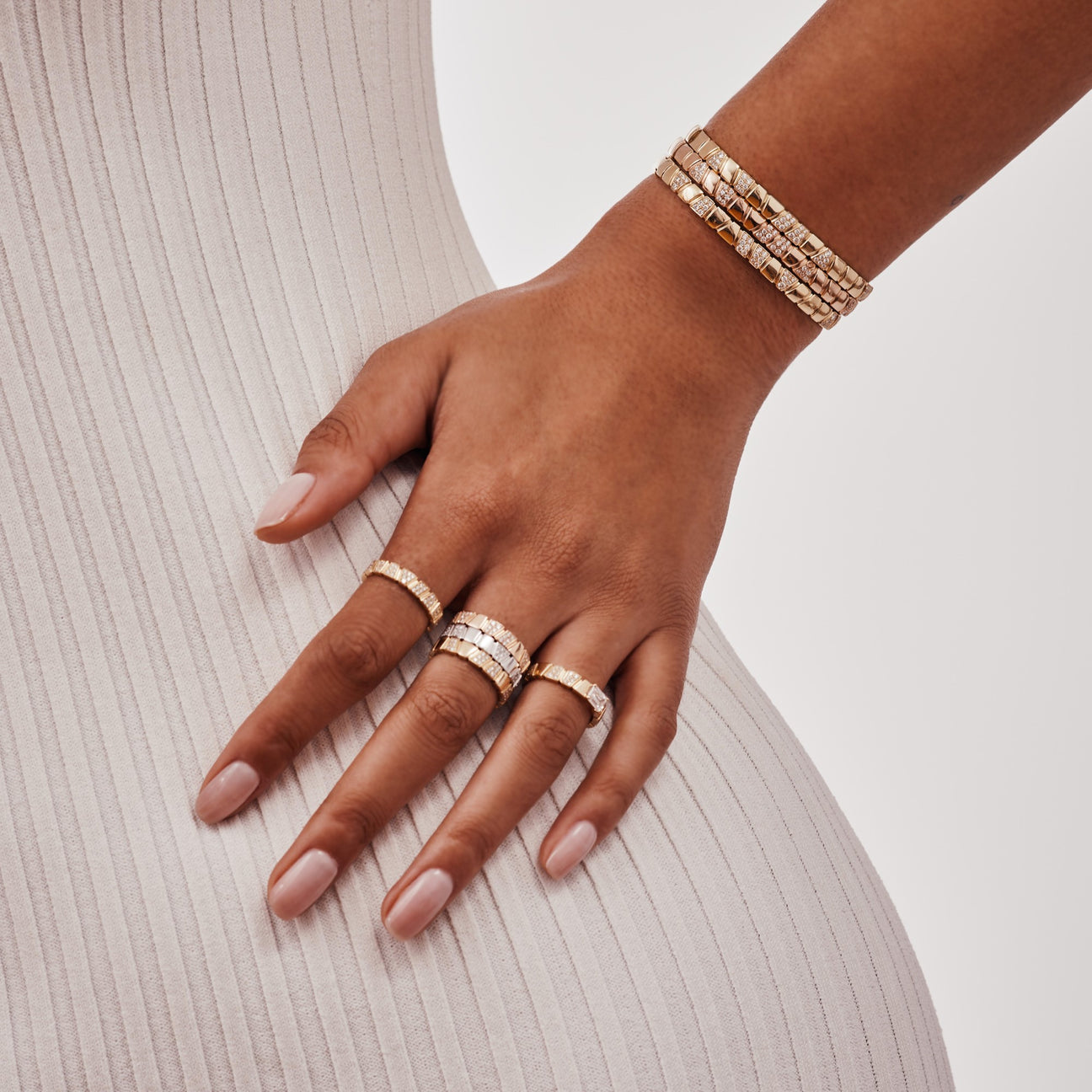  Ride+love semi-pavée ring - Ride+love semi-pavée ring -  The Future Rocks -    2 