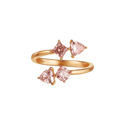  Joyful ring - The Future Rocks x Lightbox Joyful Pink Diamond Ring -  The Future Rocks -    1 