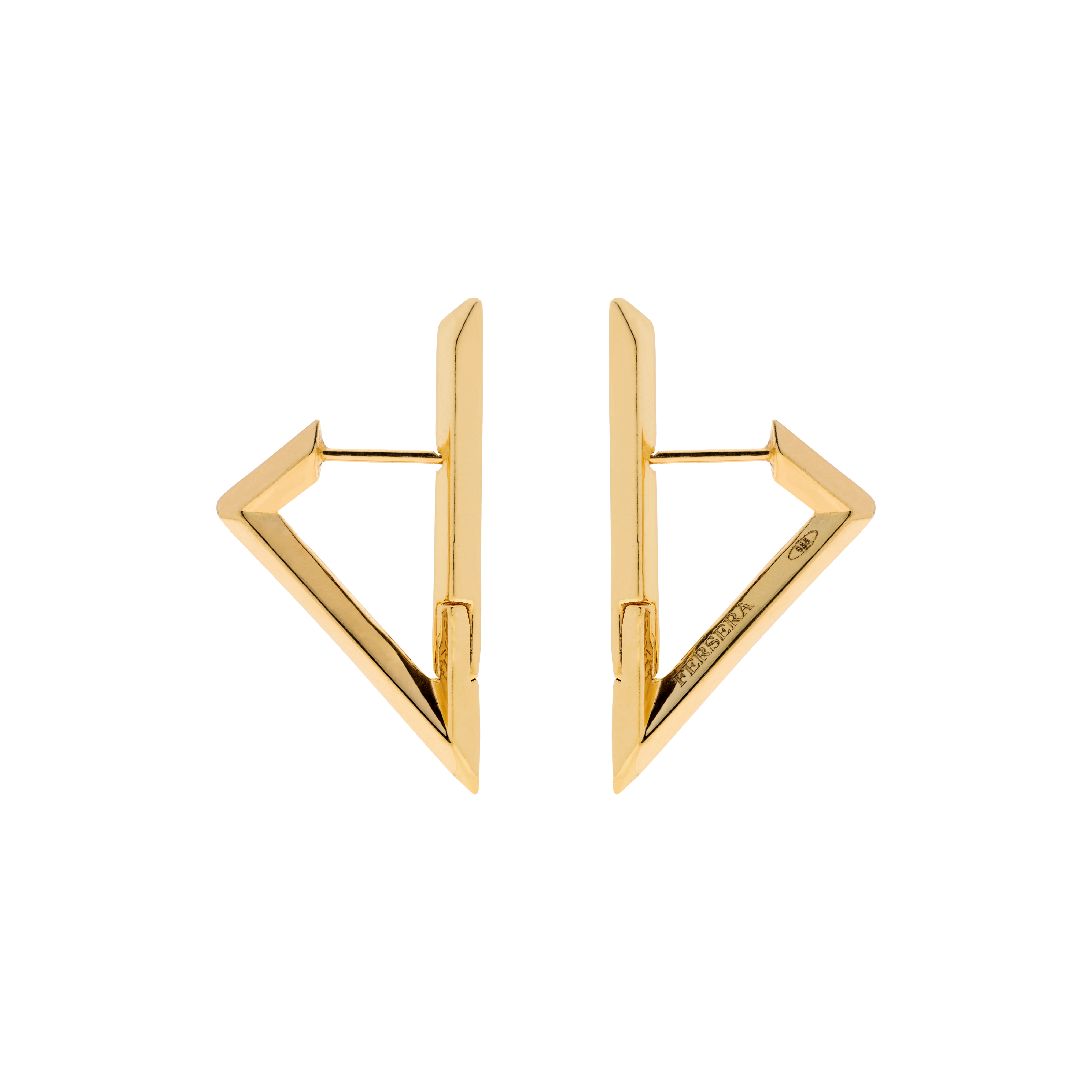  Sculptura triangle earrings - Sculptura triangle earrings -  The Future Rocks -    1 