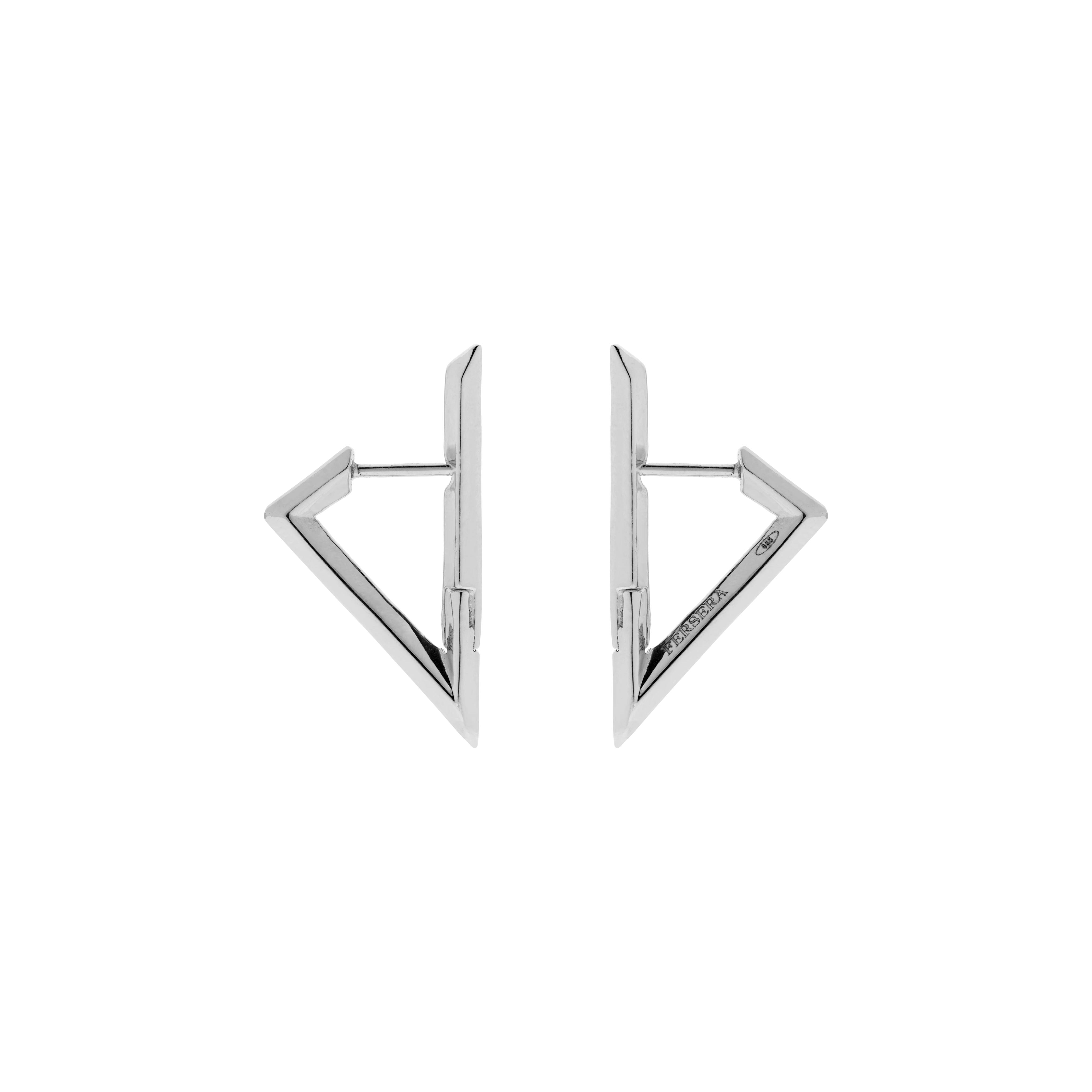  Sculptura triangle small earrings - Sculptura triangle small earrings -  The Future Rocks -    3 