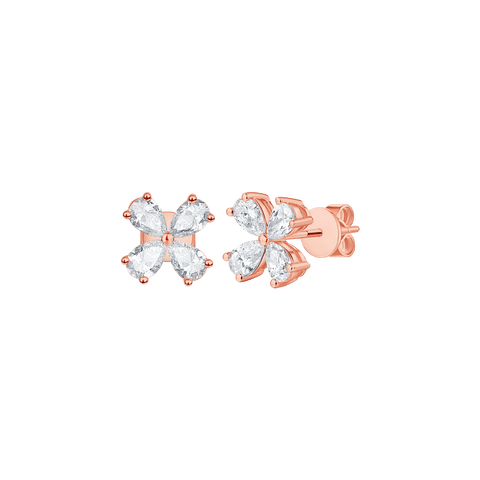  Flora pear cluster stud earrings - Flora pear cluster stud earrings -  The Future Rocks  -    2 