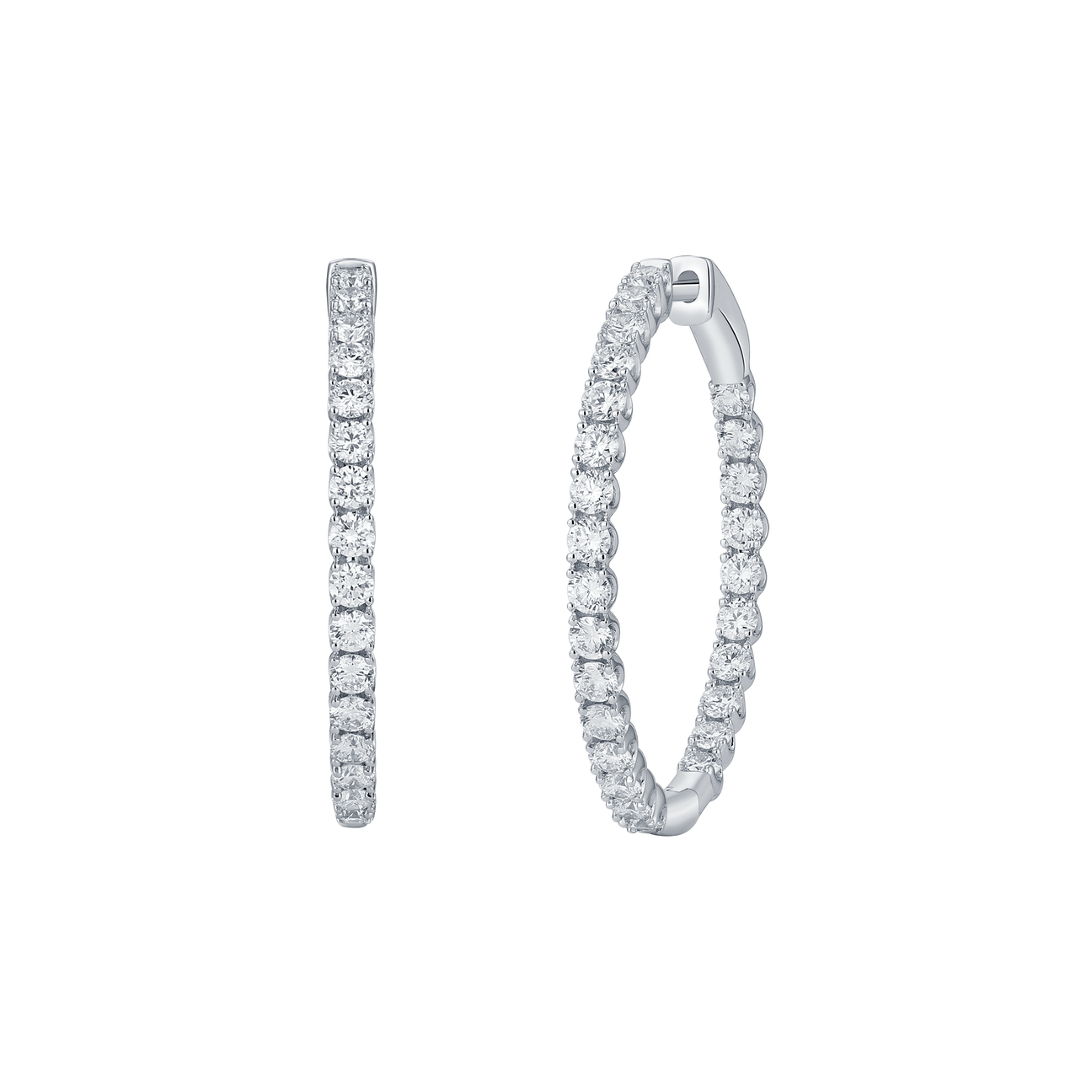  In & out hoop earrings - In & out hoop earrings -  The Future Rocks -    2 