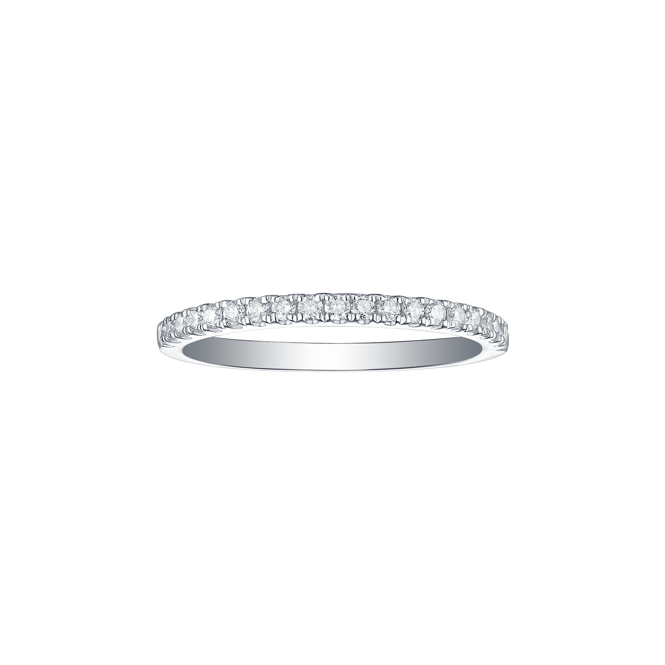  Half eternity band - Diamond Half Eternity Band Ring -  The Future Rocks -    1 