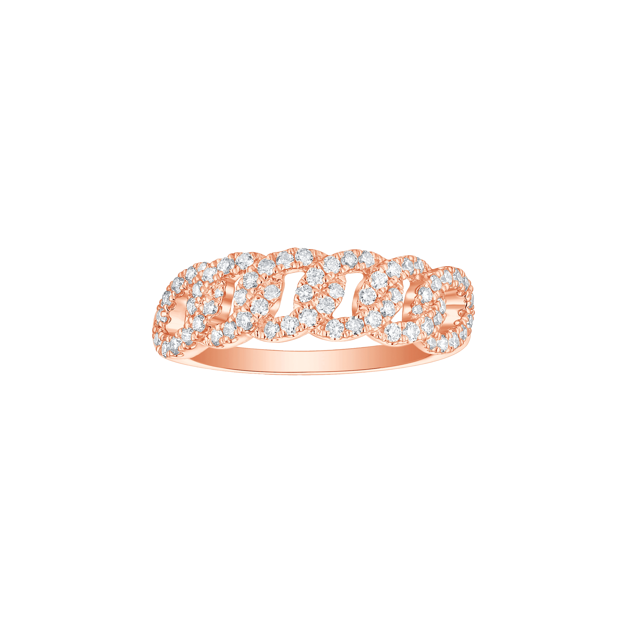  Linking love chain ring - Linking love chain ring -  The Future Rocks -    3 