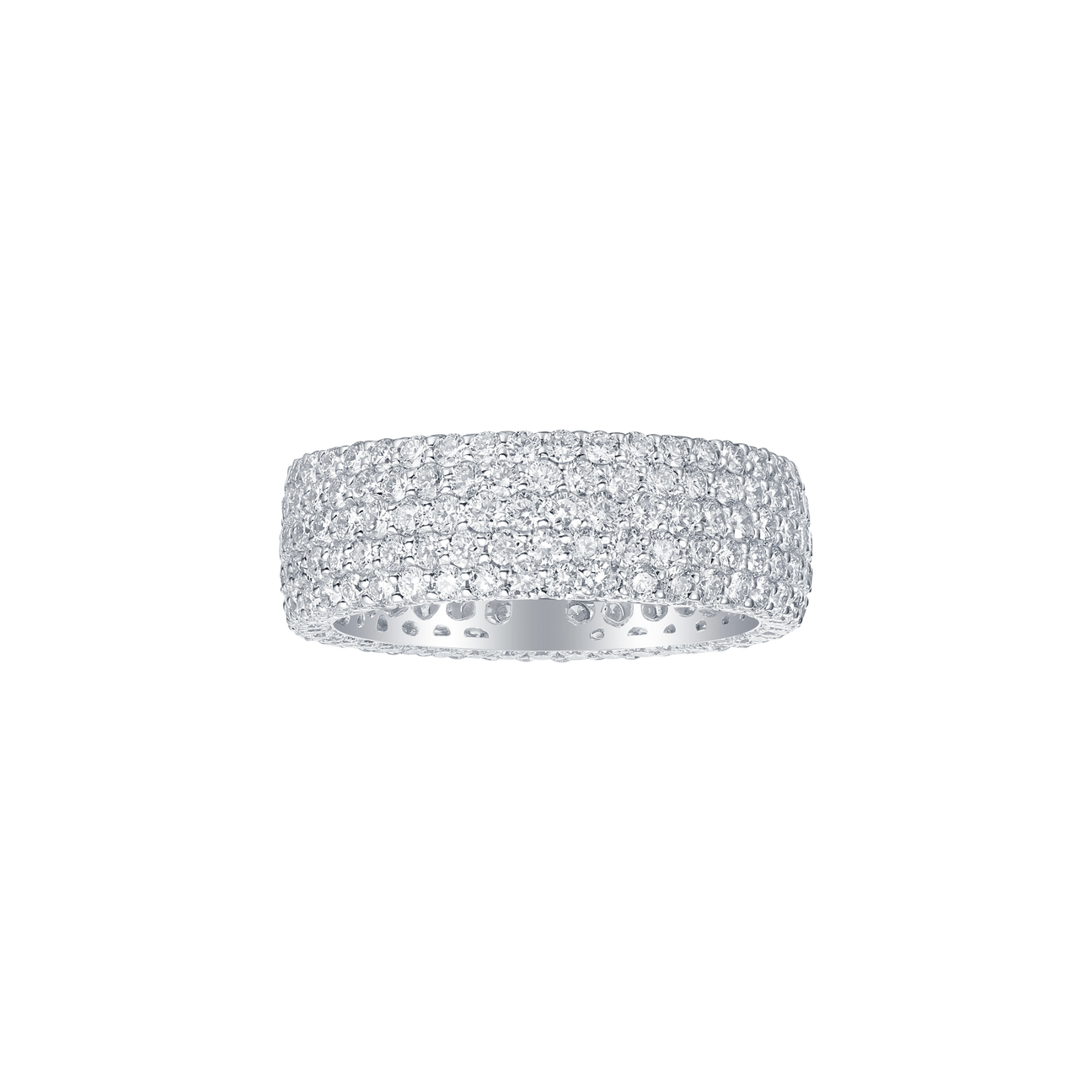  Wide band 4ct - Diamond Eternity Ring 4ct -  The Future Rocks -    1 