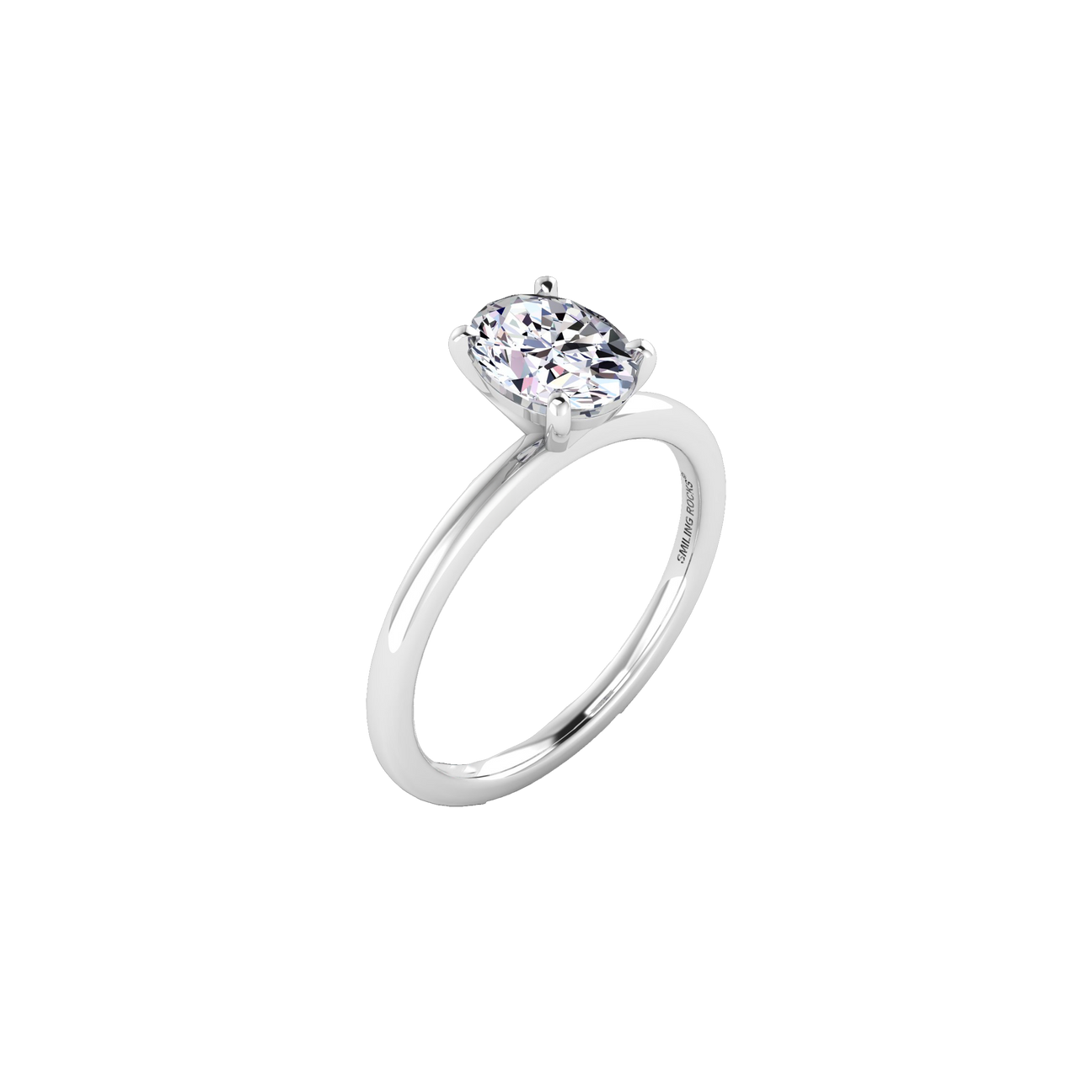  Oval solitaire petite ring - Oval solitaire petite ring -  The Future Rocks -    2 