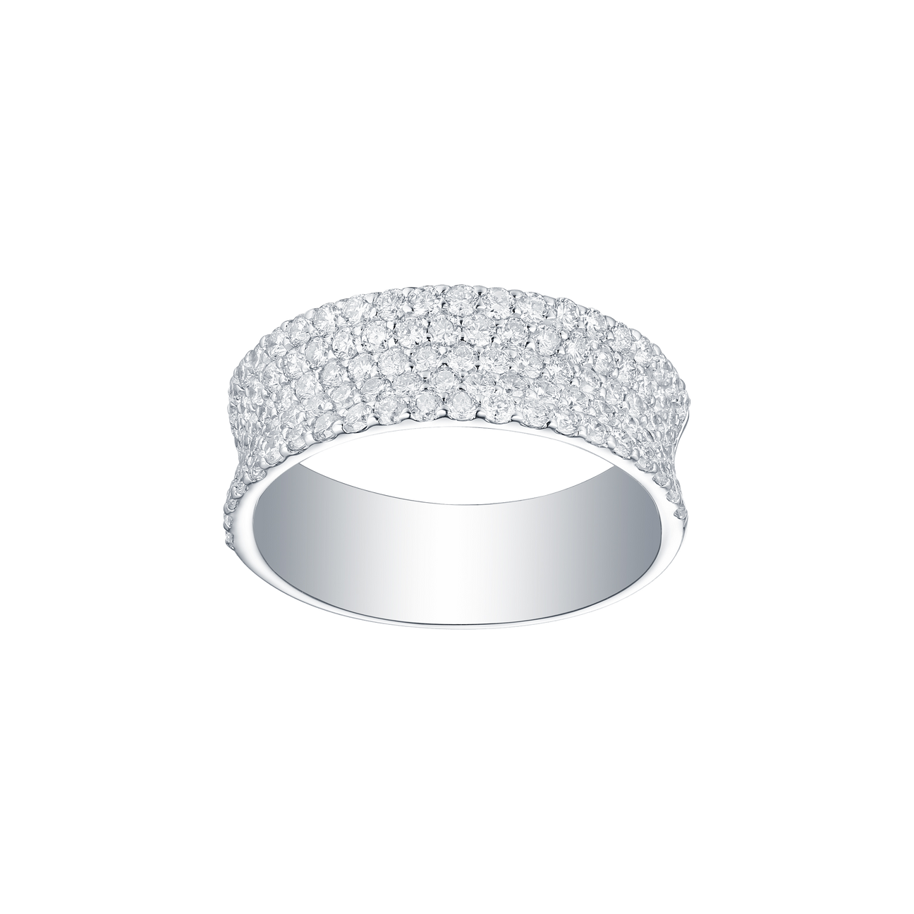  Wide band 1.23ct - Diamond Eternity Ring 1.23ct -  The Future Rocks -    1 