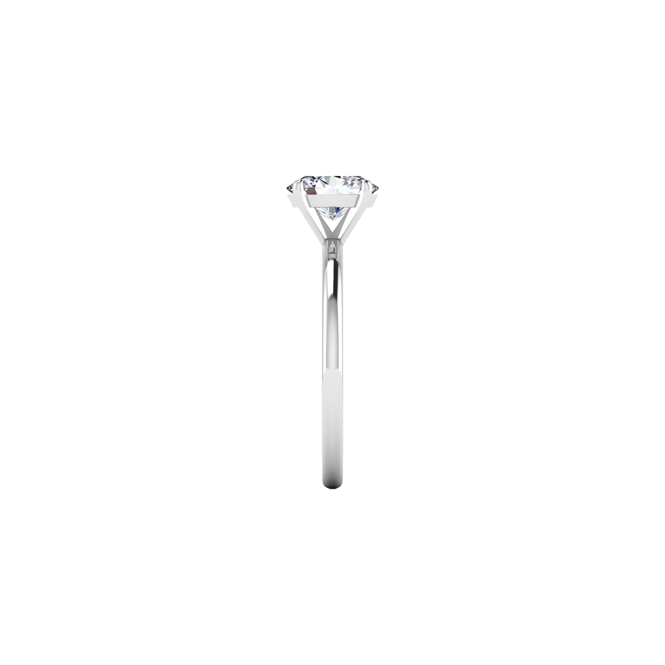  Oval solitaire petite ring - Oval solitaire petite ring -  The Future Rocks -    4 