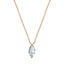 Saturn solitaire necklace
