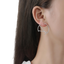 Skyline cross earrings