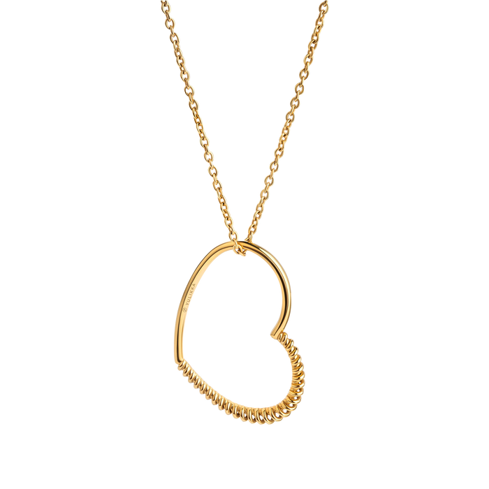  Yulikka-small heart pendant necklace - Big Spiral Heart Pendant -  The Future Rocks -    1 