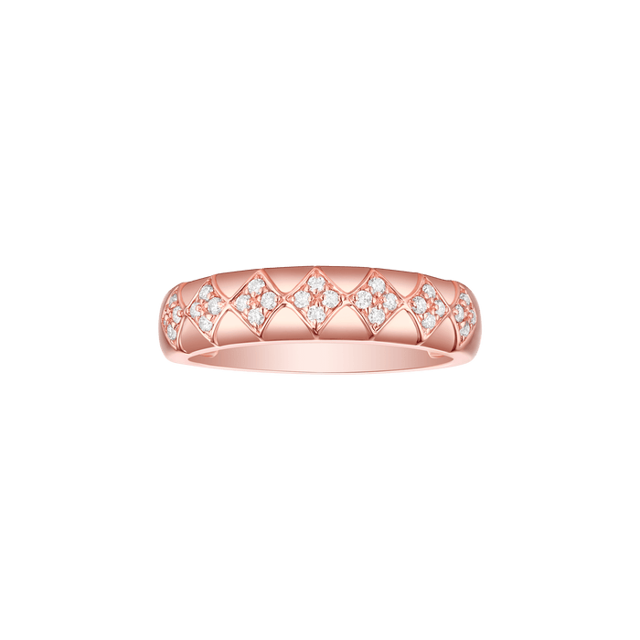  Smiling light stackable band ring - Stackable Gold Band Ring -  The Future Rocks -    1 