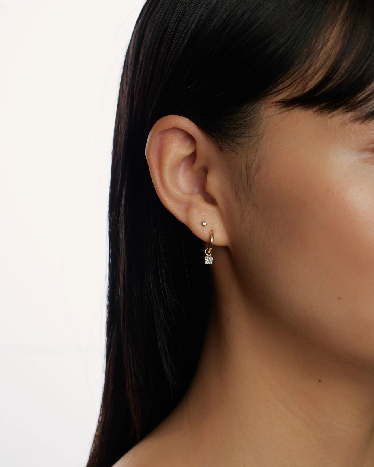  Square diamond earring charm - Square diamond earring charm -  The Future Rocks -    3 