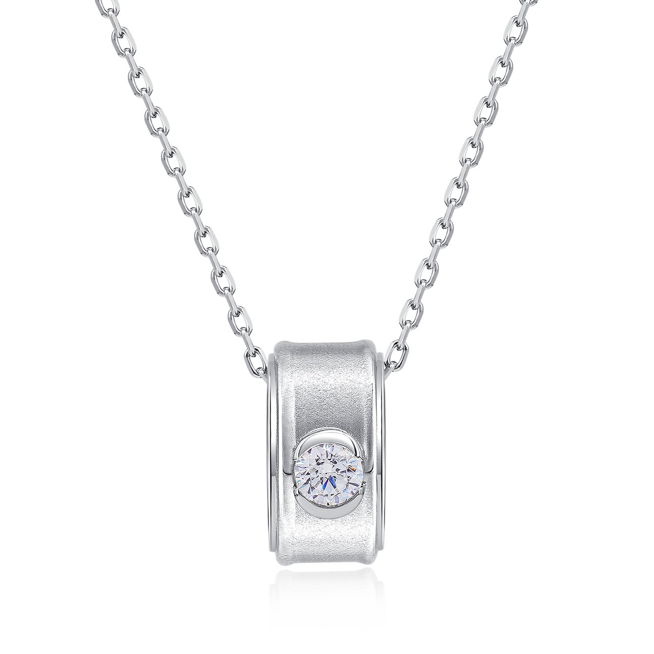 Guardian eye silver necklace