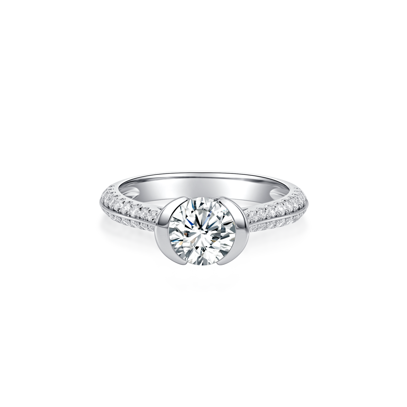 Circle of love gold ring