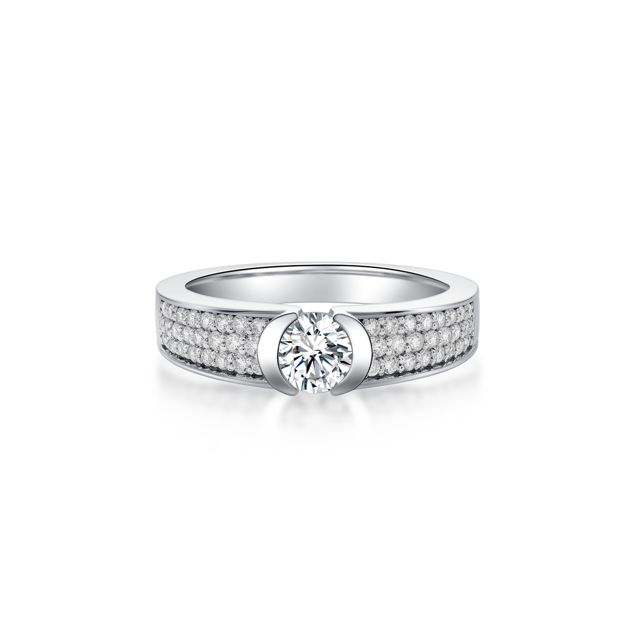 Guardian halo gold ring