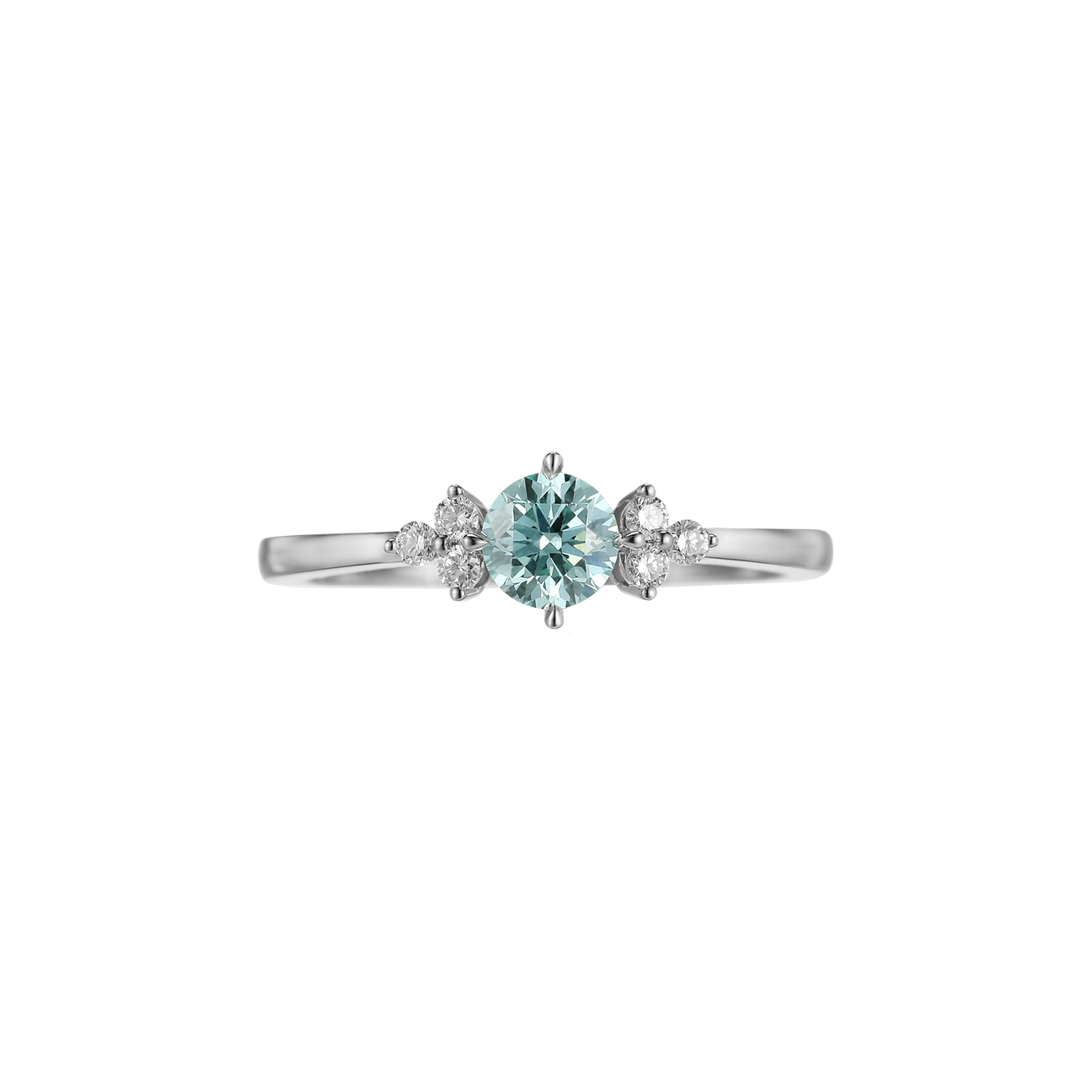  Round brilliant blue joy ring - The Future Rocks x Lightbox Round Blue Diamond Ring -  The Future Rocks -    1 