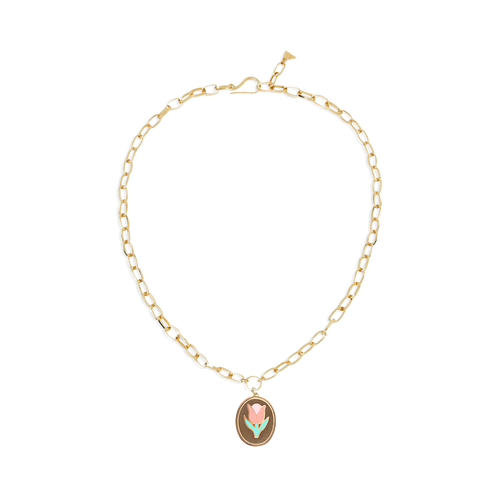  Gold tulip necklace - Gold Tulip Necklace -  The Future Rocks -    1 