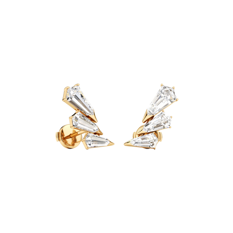 Phoenix feather earrings