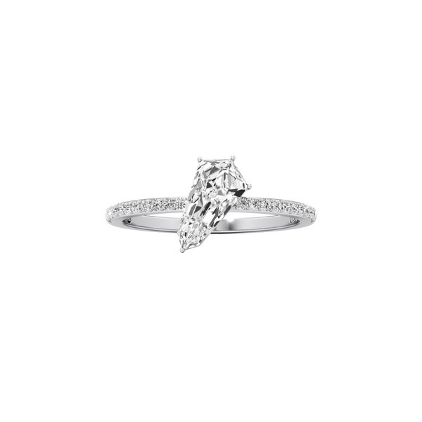 Phoenix Rising Diamond Solitaire Ring