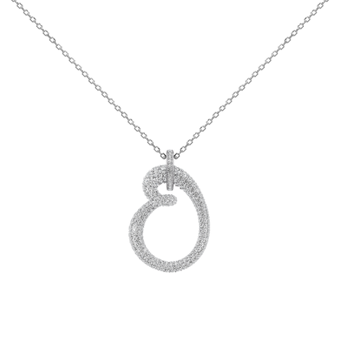 Whirlwind pavé pendant | ネックレス