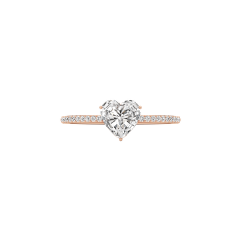 Whirlwind heart pavé | リング