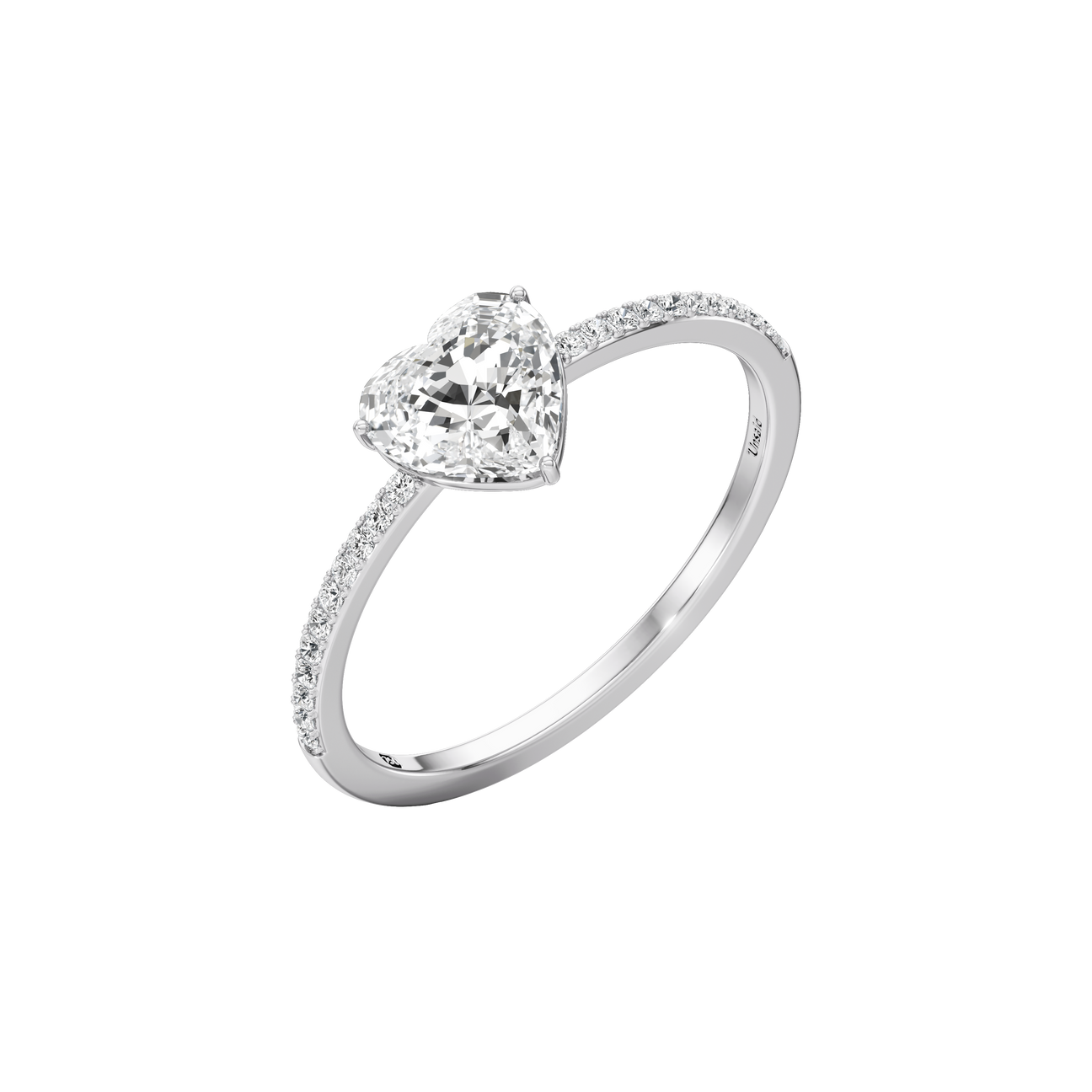 Whirlwind heart pavé ring - Whirlwind heart pavé ring -  The Future Rocks -    3 