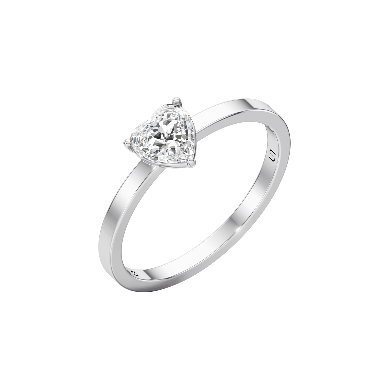 Whirlwind heart solitaire ring - Whirlwind heart solitaire ring -  The Future Rocks -    3 