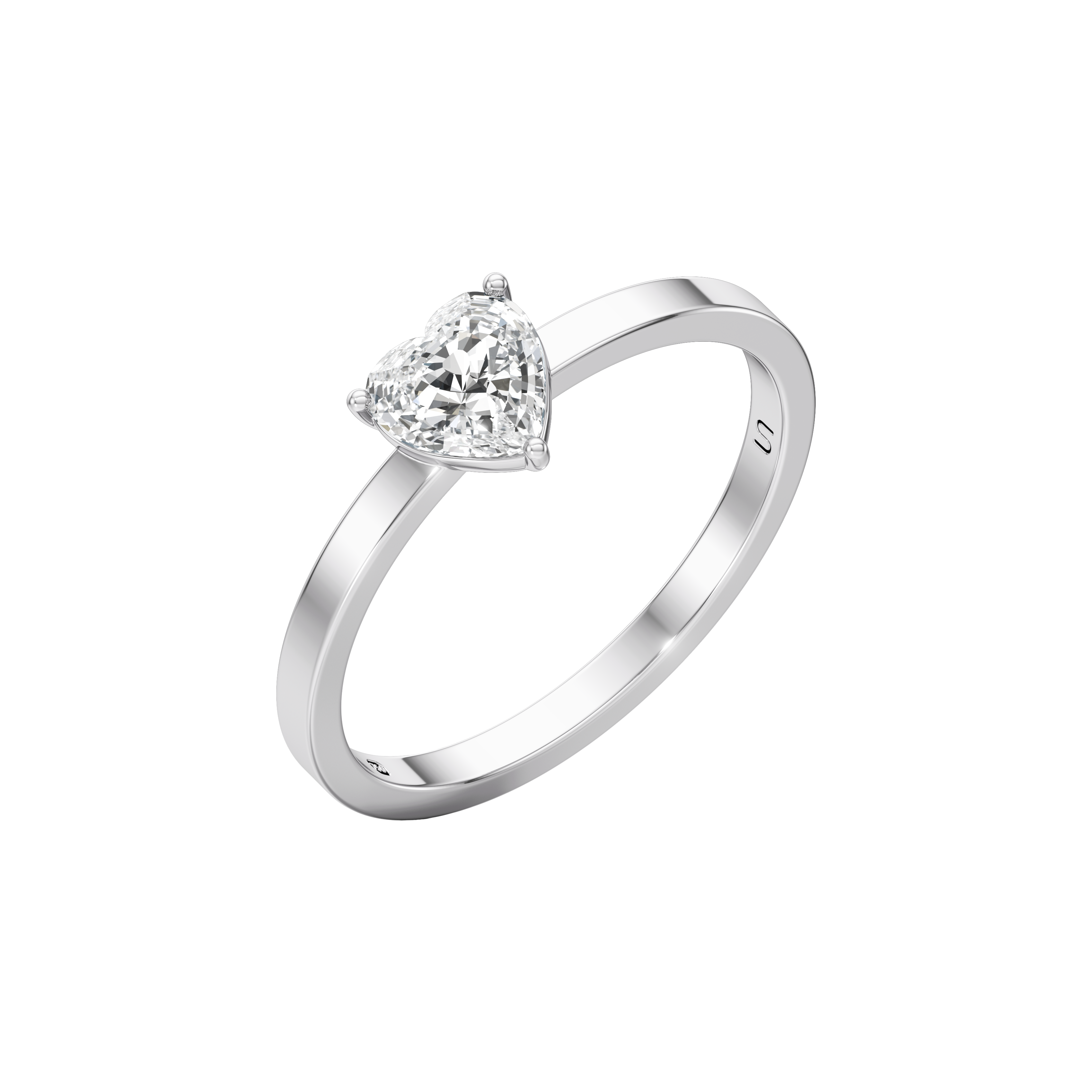  Whirlwind heart solitaire ring - Whirlwind heart solitaire ring -  The Future Rocks -    3 