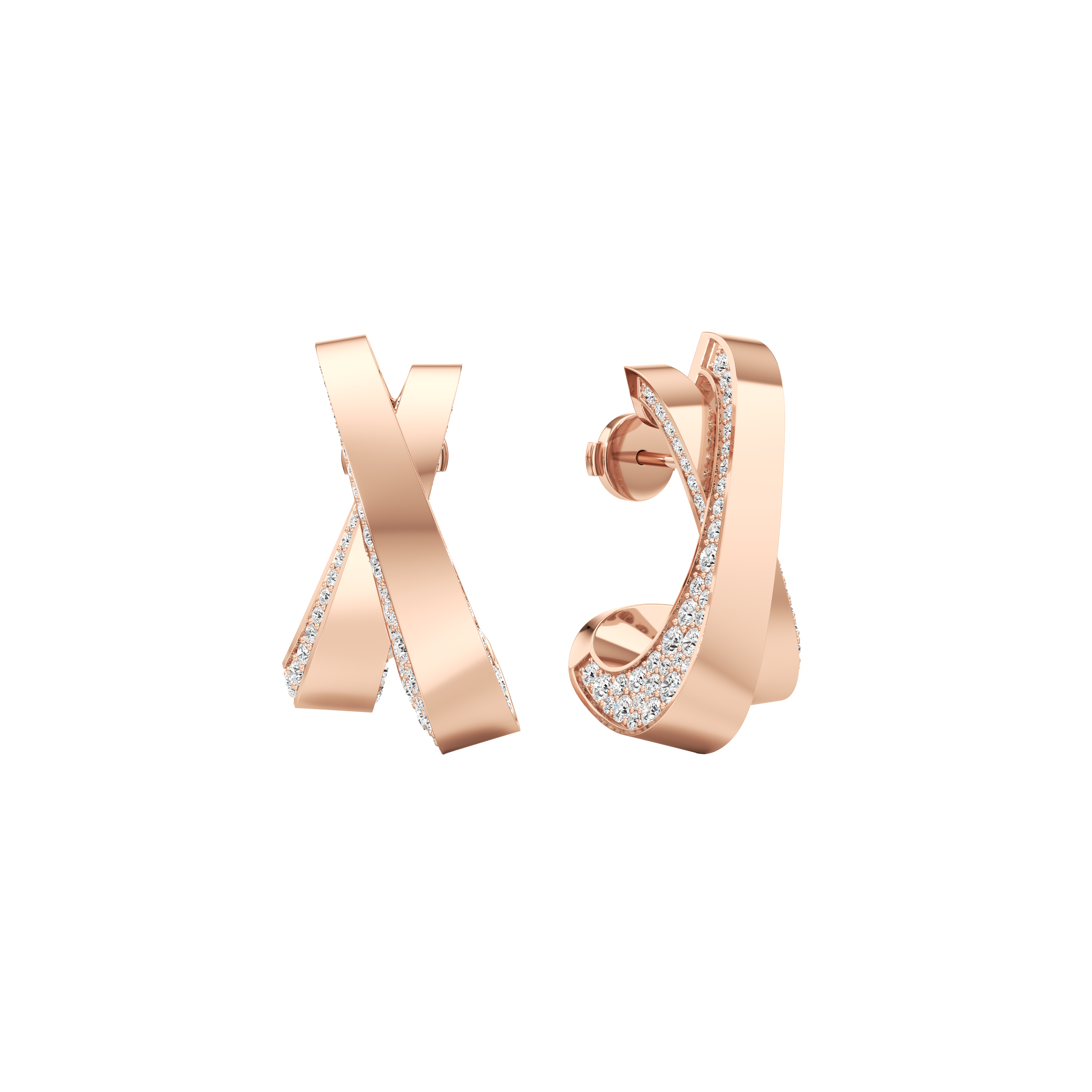  Infinite pavé earrings - Infinite pavé earrings -  The Future Rocks -    4 