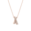 Infinite full pavé pendant necklace