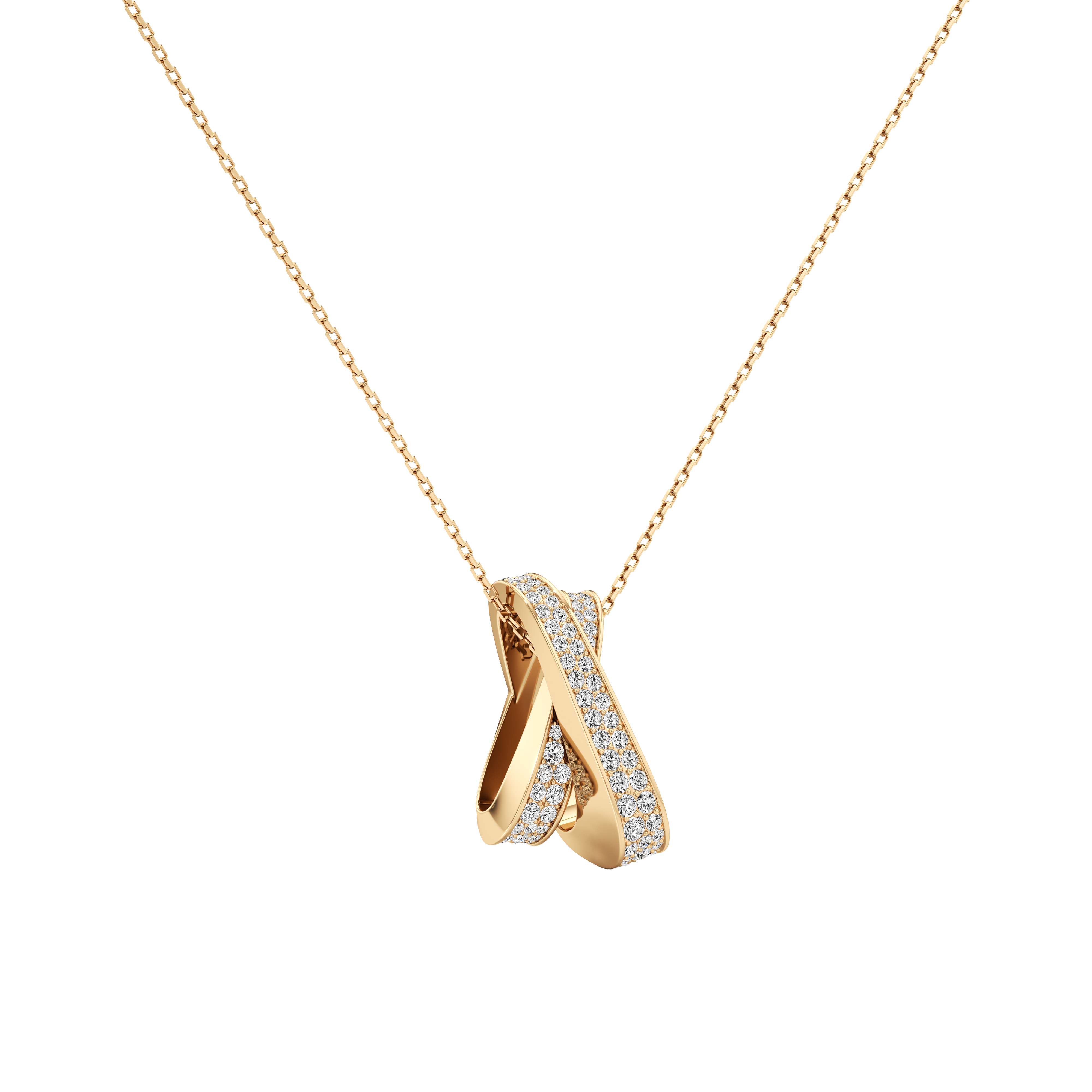  Infinite full pavé pendant necklace - Infinite full pavé pendant necklace -  The Future Rocks -    2 