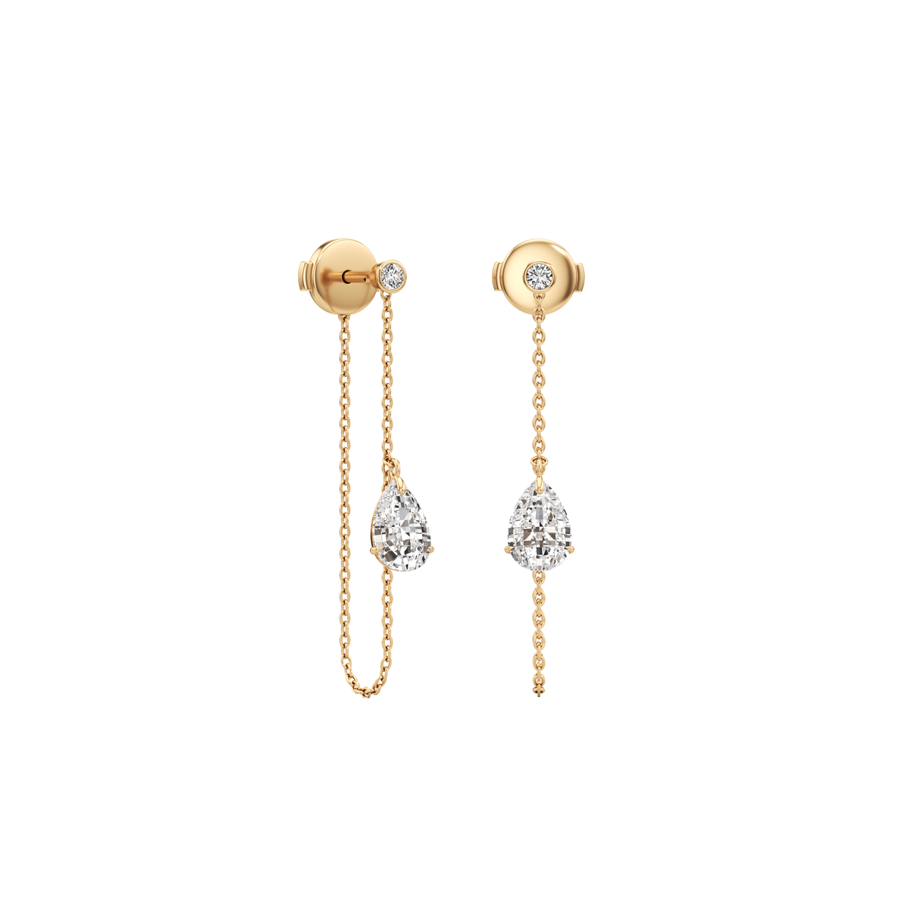  Tear pure drop earrings - Tear Pure Diamond Drop Earrings -  The Future Rocks -    1 