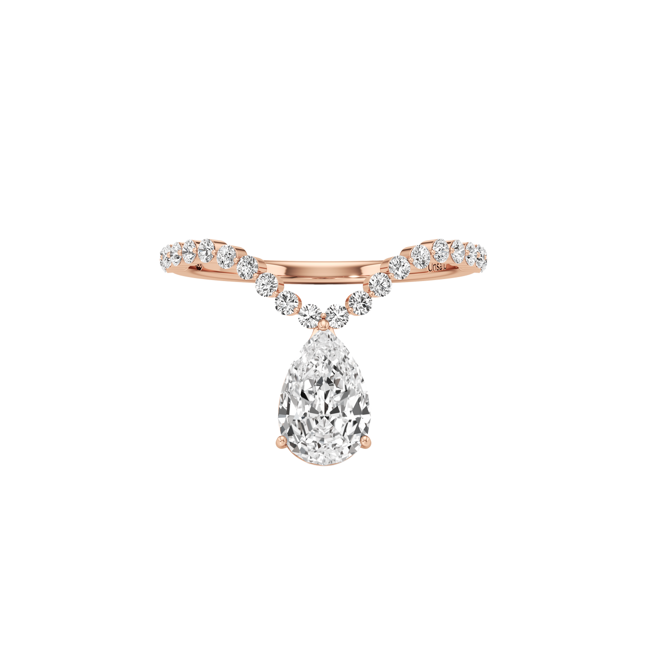  Tear curve diamond ring - Tear curve diamond ring -  The Future Rocks -    5 