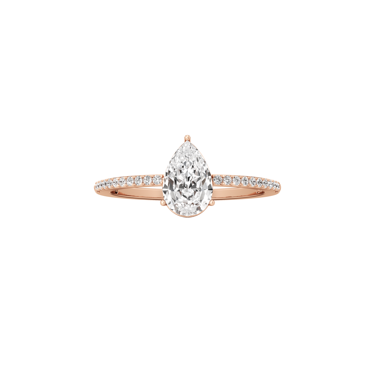  Tear dream pavé ring - Tear dream pavé ring -  The Future Rocks -    6 