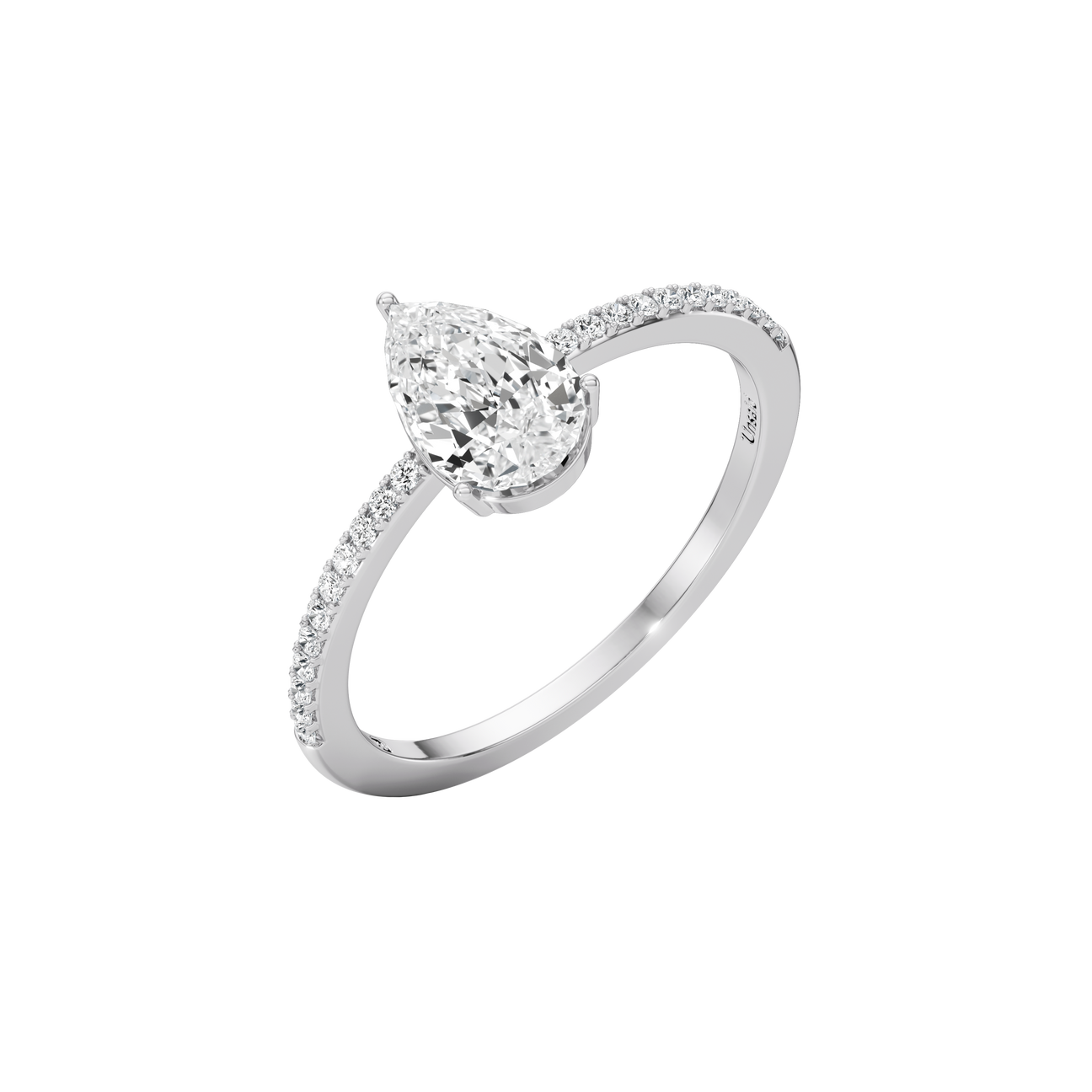  Tear dream pavé ring - Tear dream pavé ring -  The Future Rocks -    3 