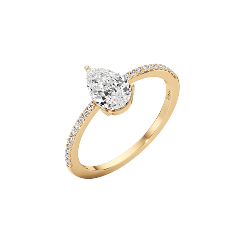  Tear dream pavé ring - Tear dream pavé ring -  The Future Rocks -    1 