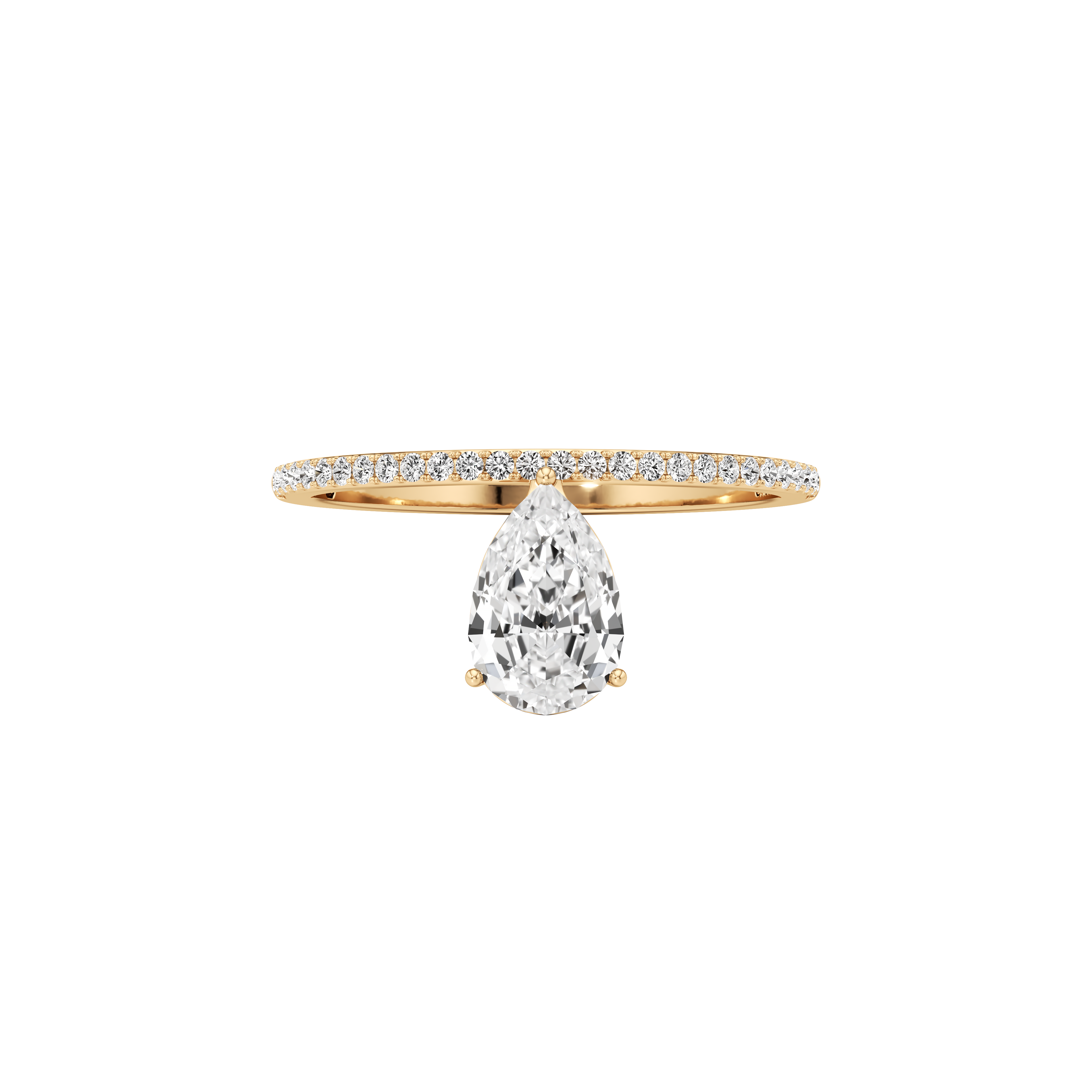  Tear grace pavé ring - Tear grace pavé ring -  The Future Rocks -    2 