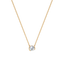 Meta dahlia pendant necklace
