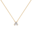 Meta magnolia pendant necklace
