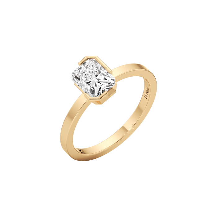  Meta medium iris ring - Meta Radiant Cut Diamond Solitaire Ring -  The Future Rocks -    1 