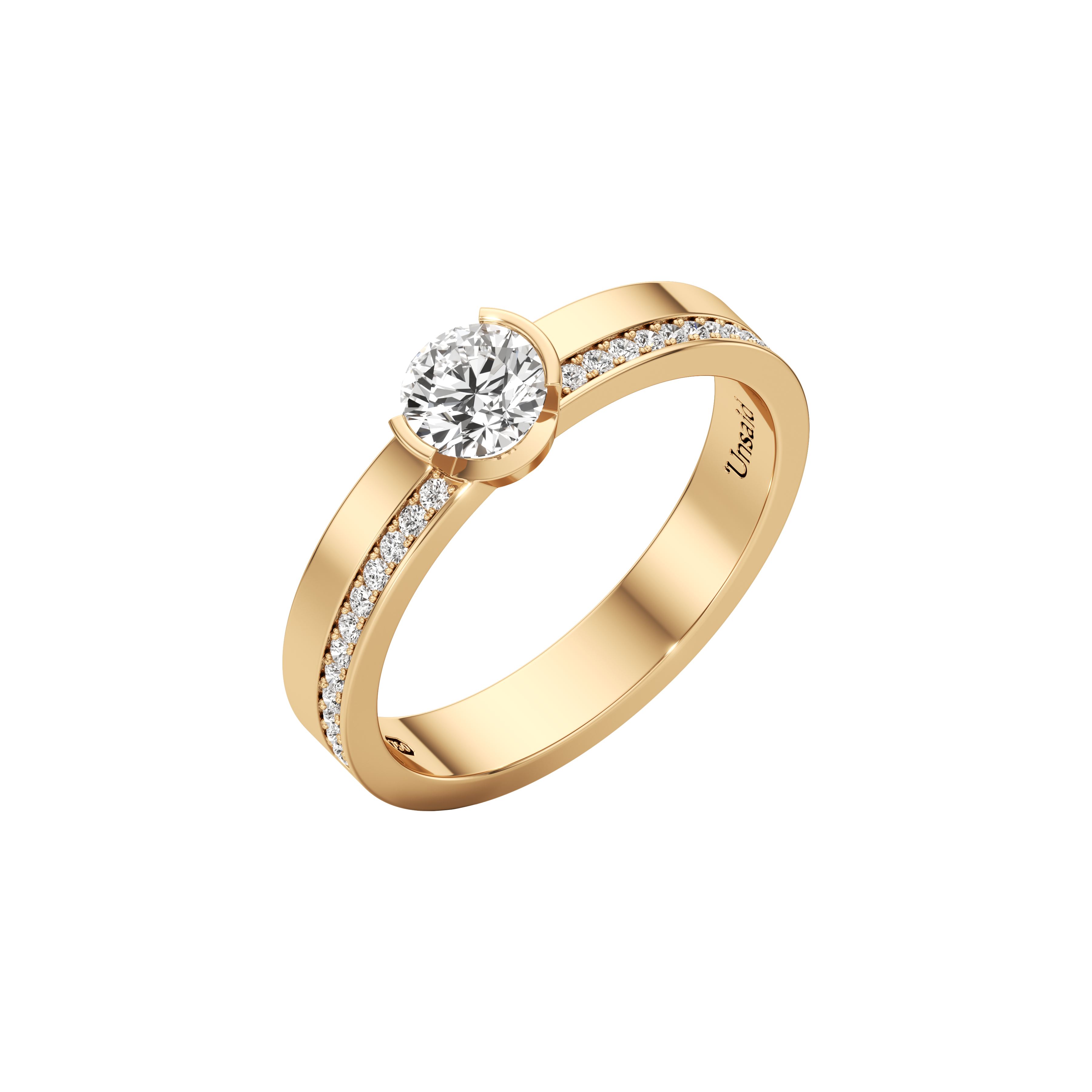  Meta small dahlia pavé band - Meta small dahlia pavé band -  The Future Rocks -    1 