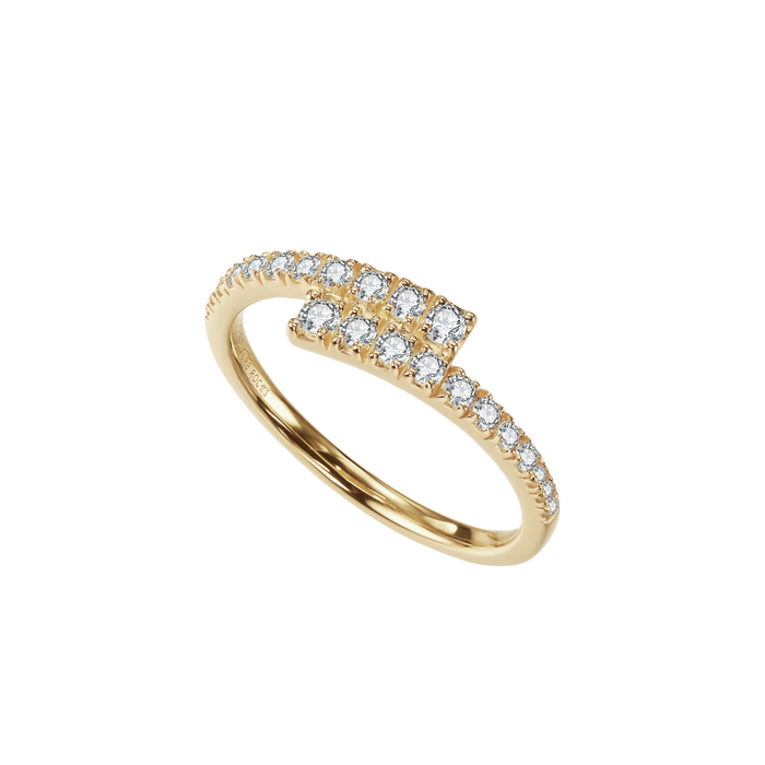  Ballerina graduated ring - Diamond Graduated Ring -  The Future Rocks -    1 