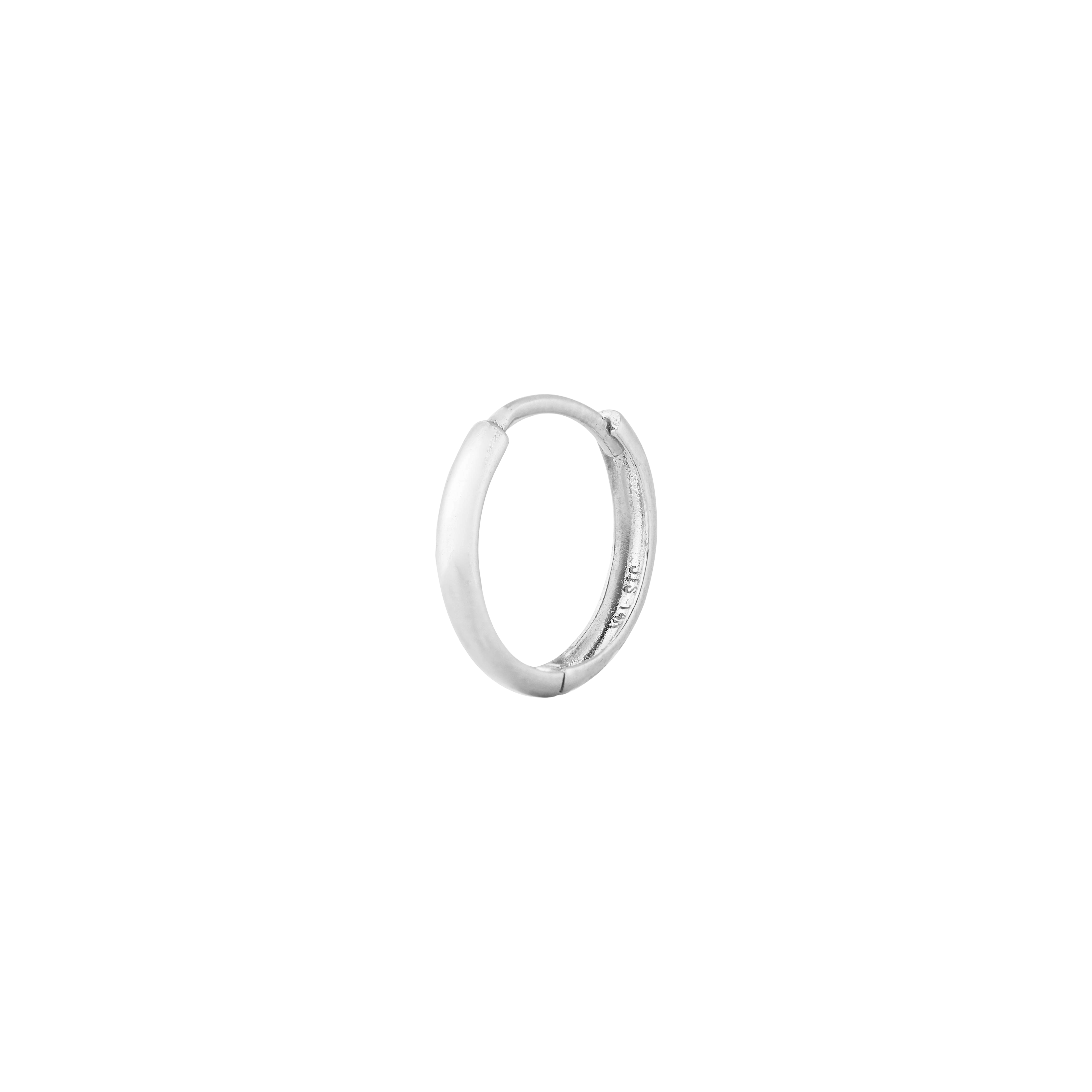  Plain gold huggies 11mm - Plain gold huggies 11mm -  The Future Rocks -    6 