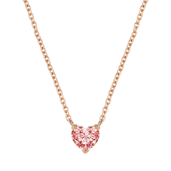 Heart Shaped Diamond Necklace – The Future Rocks