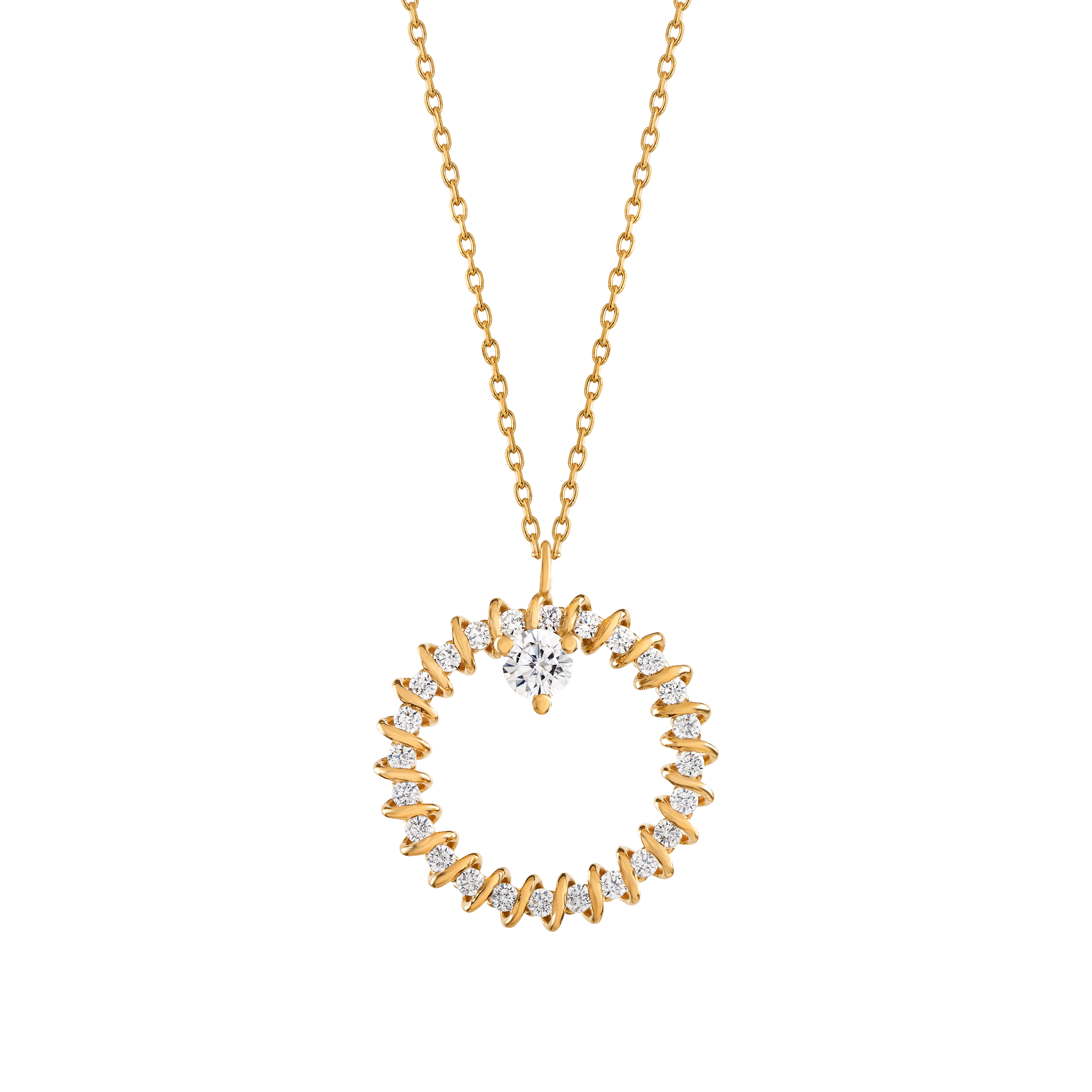  Eleonor necklace with spiral pendant - Eleonor necklace with spiral pendant -  The Future Rocks -    1 